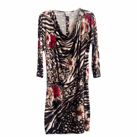 ❤️ CACHE Dress , Animal and Floral Career/Date Night - Picture 5 of 16